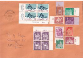 Schinznach-Bad (K-Stempel) nach Zürich 1967