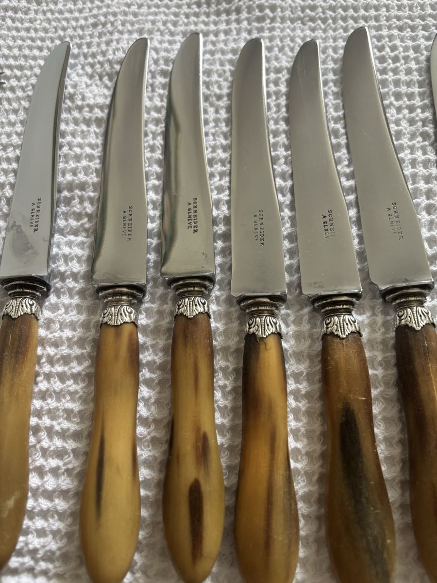 Messer: 11 Couteaux Schneider Genève. – Gebraucht aus Genève von ati_tj8f 7