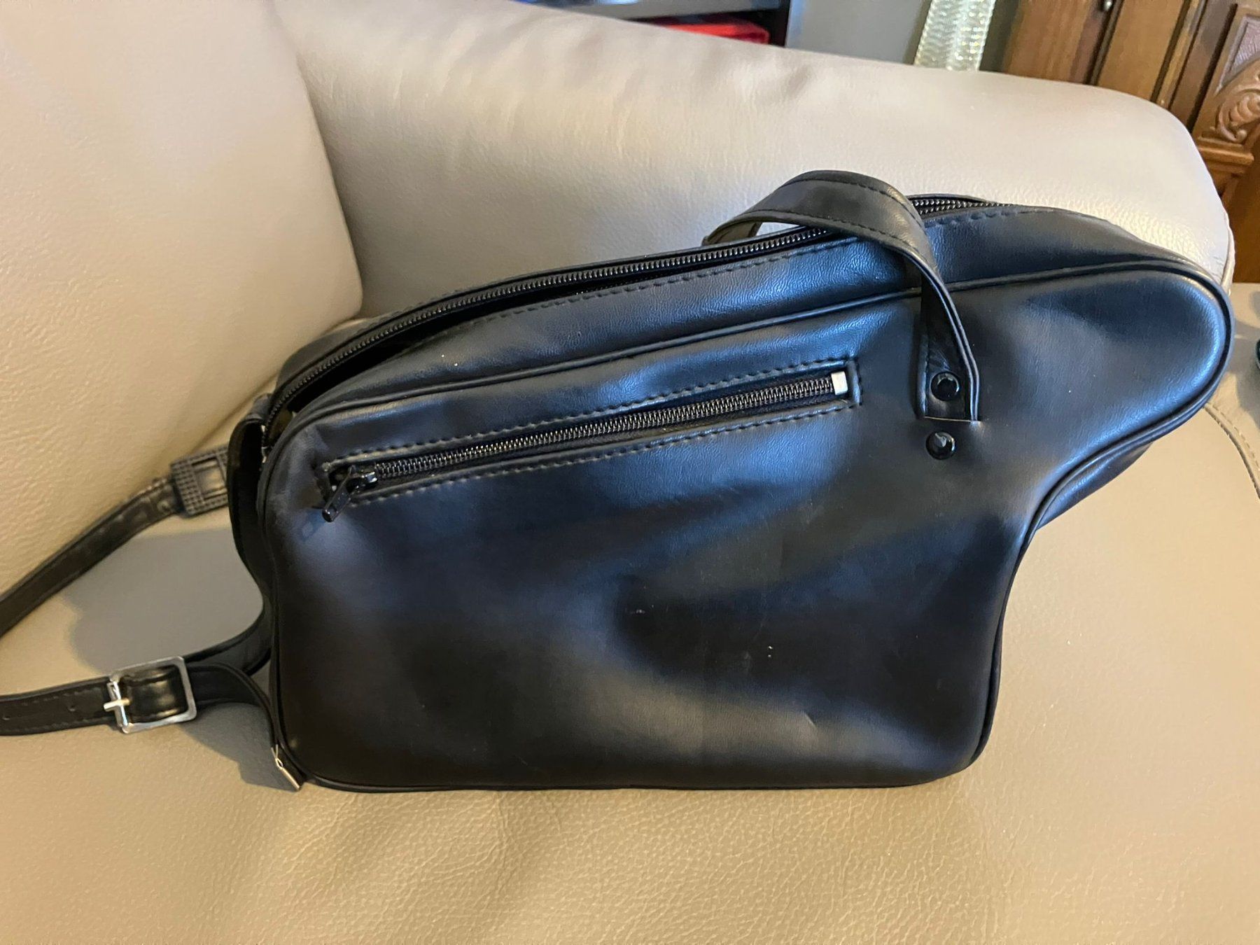 Borse da donna: Borsetta in pelle nera Braun – Usato da Melano venduto da H-Sara 2
