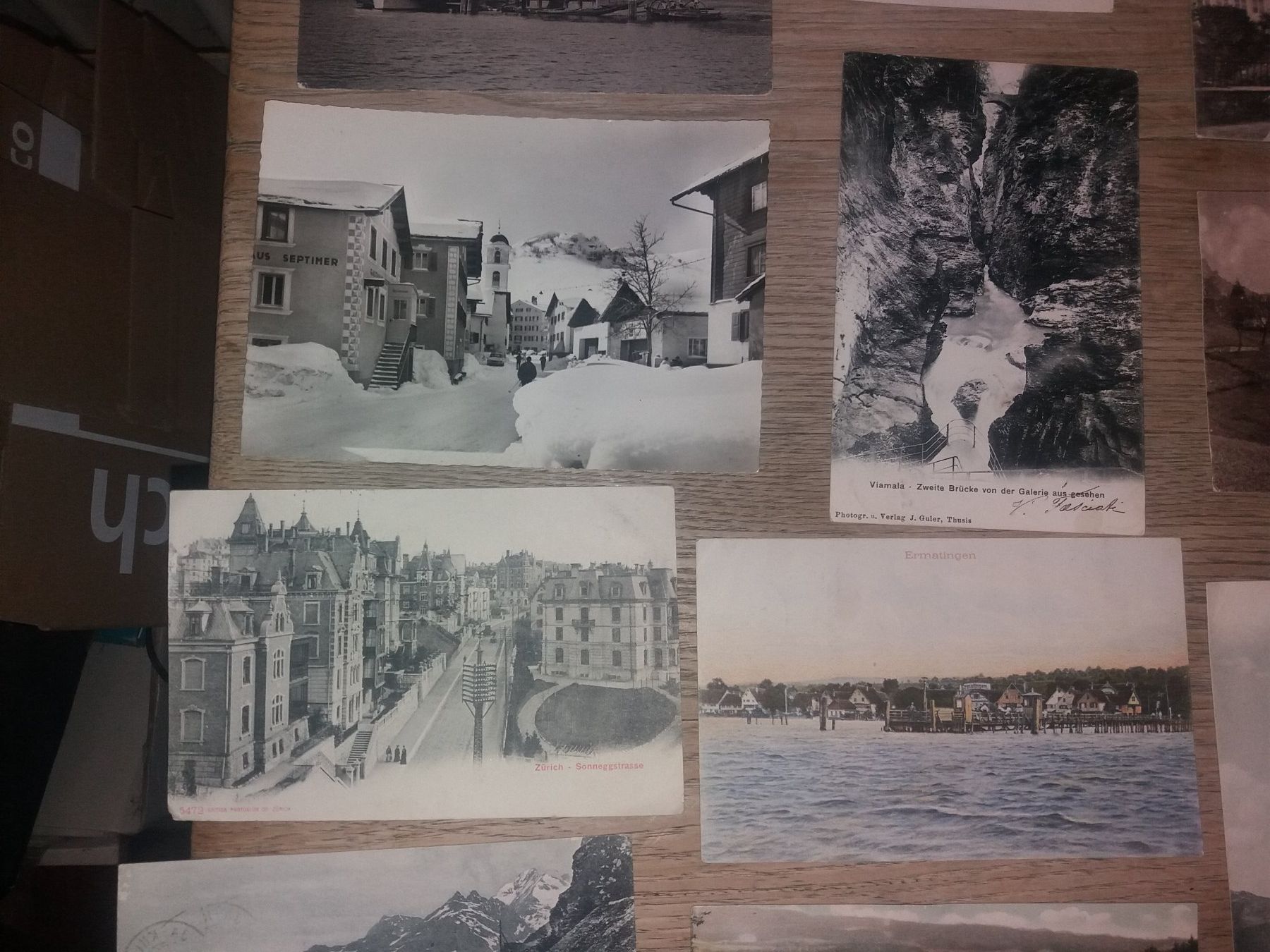 Cartes postales: ANSICHTSKARTEN Sammlung Erstangebot Bivio Graubünden Schweiz – D'occasion à Welschenrohr par Regool 4