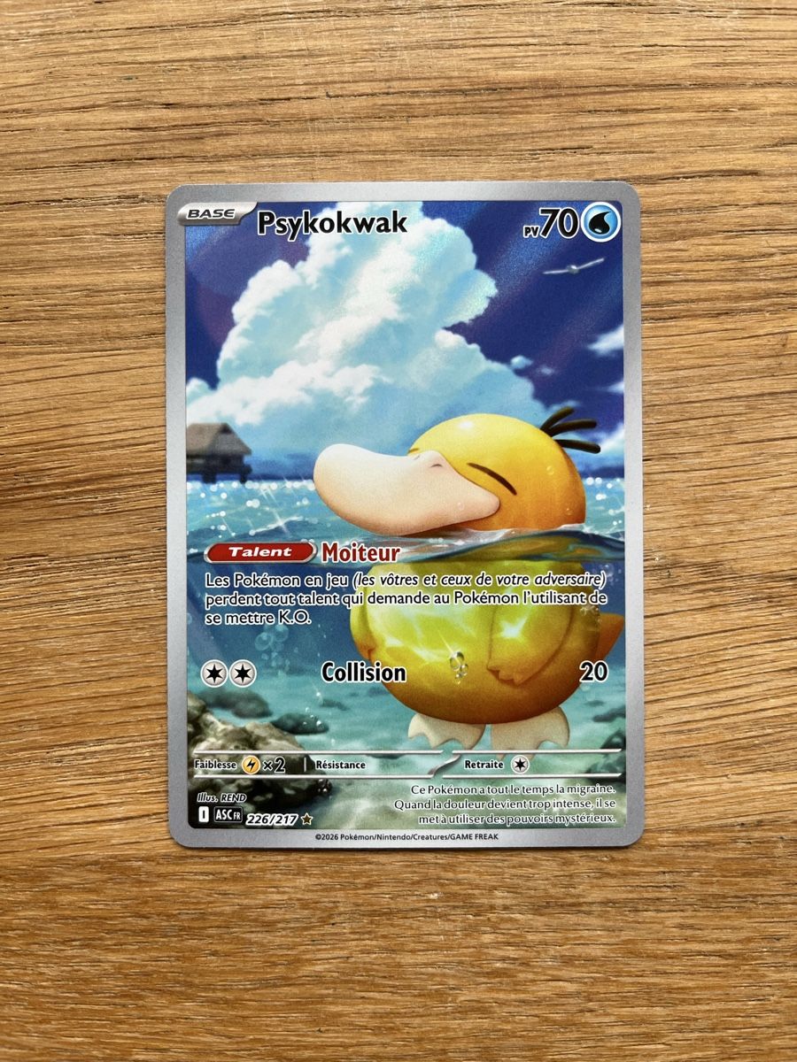 Pokémon Carte collezionabili: Psykokwak - Pokemon Héros Transcendants – Nuovo (secondo la descrizione) da Hermenches venduto da fmont2