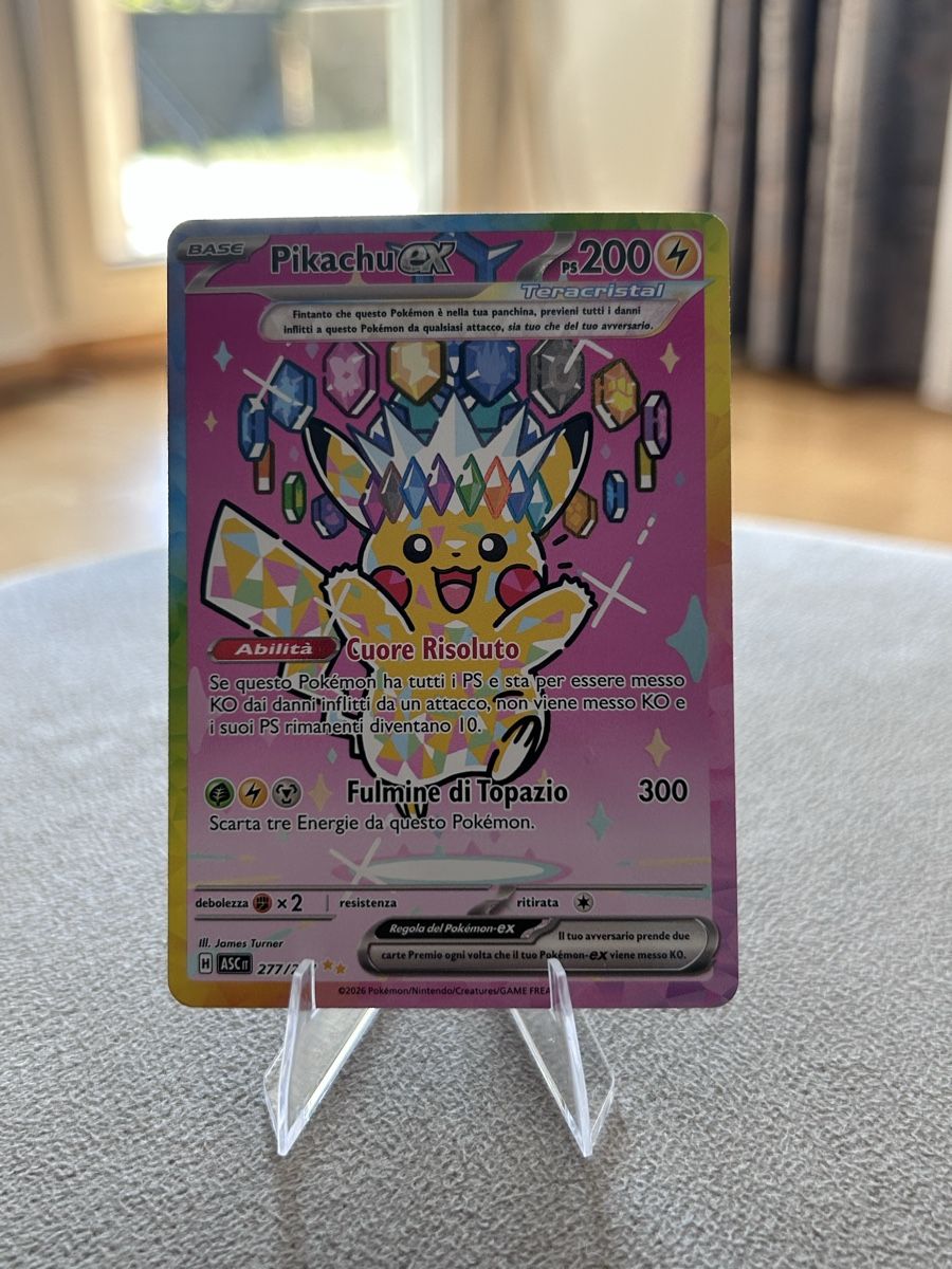 Pokémon Sammelbilder & Trading cards: Pokémon Pikachu ex 277/217 - NM – Neu (gemäss Beschreibung) aus Bern von mar_p8lc
