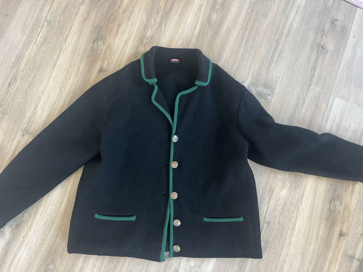 Giacche: Schwarz und grüne Trachtenjacke – Usato da Bremgarten AG venduto da Anna1999999