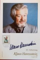 Klaus Havenstein 1922-1998 Autogramm Sammelkarte 18x26cm