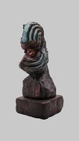 "Tête", Sculpture signée Laurent Chabolle 1/8