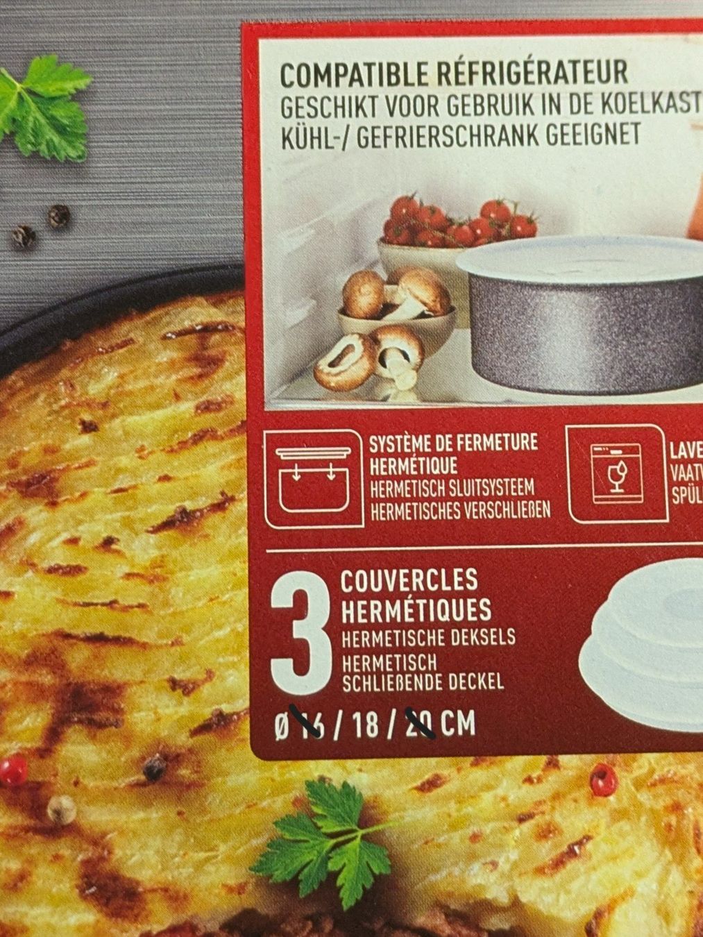 Tefal Pentole: Tefal Ingenio Deckel 18 cm. – Nuovo e nell'imballaggio originale da Benken SG venduto da olga81 1