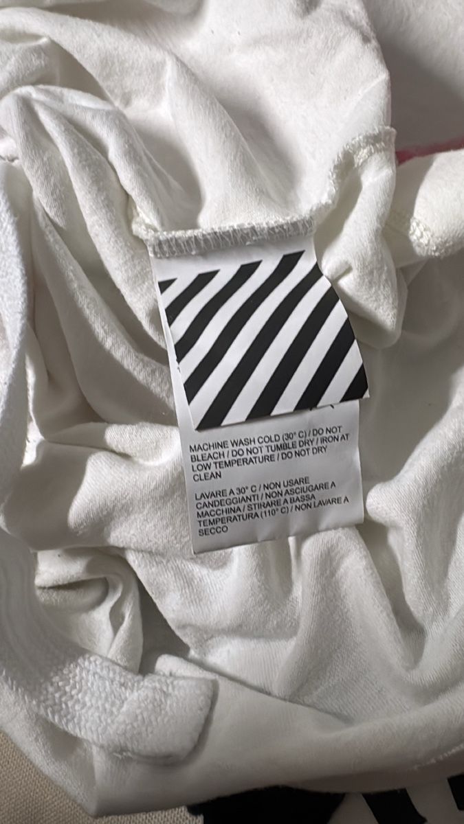 Off-White T-Shirts: OFF-WHITE 'Impressionism' Diag Stencil Long Sleeve Shirt – Neu (gemäss Beschreibung) aus Herrliberg von ResellerZH 6