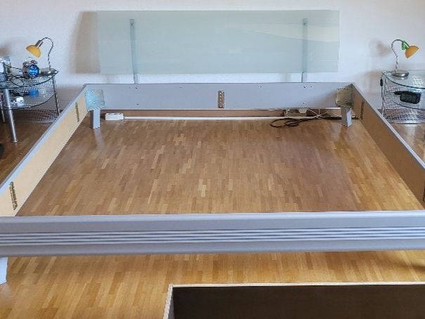 Letti: Bettgestell silbergrau – Usato da Bottighofen venduto da Miatax5 7