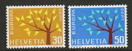 1962 : Nr. 389/390 mit Abart "Kurzer Ast" **  KP 100.--