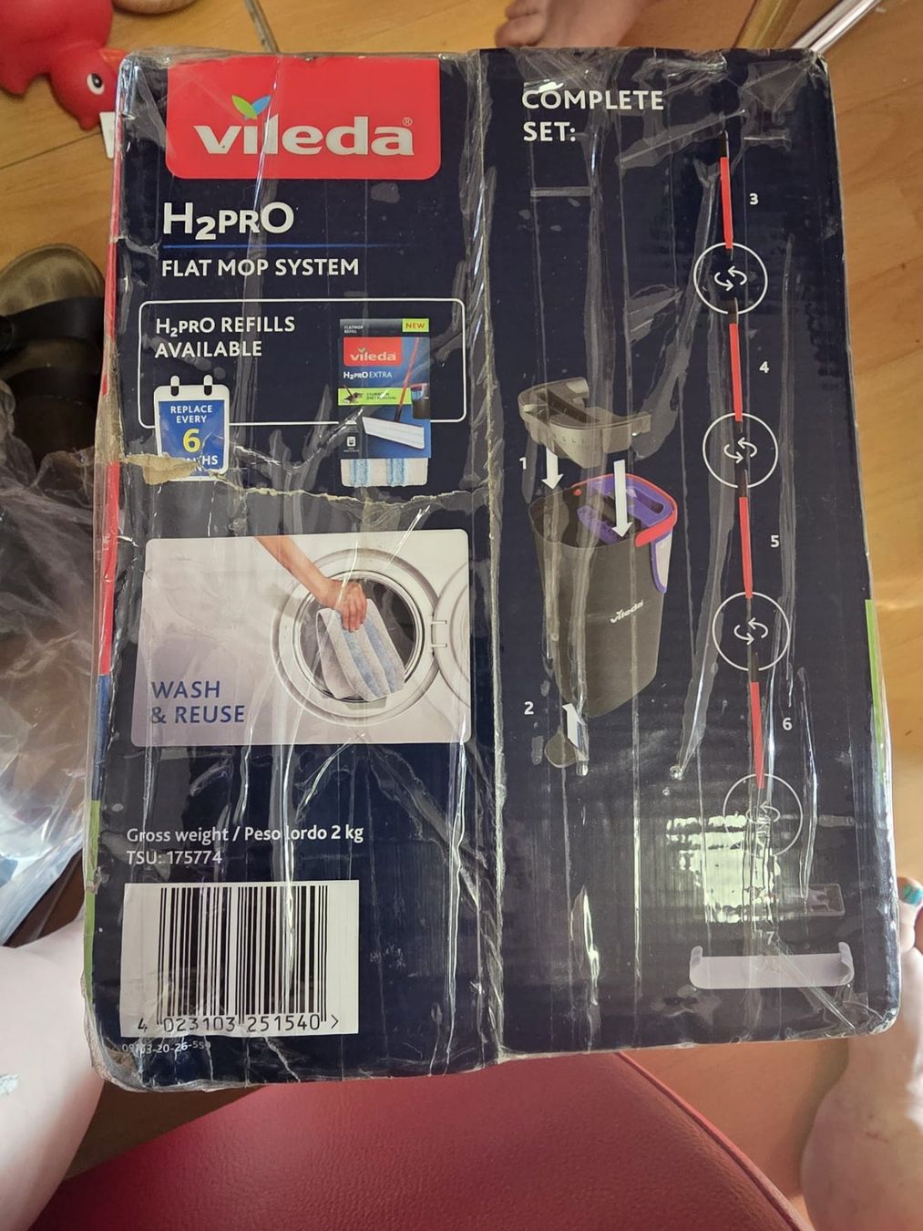 Vileda Sonstige Reinigungsgeräte: Vileda H2Pro Flat Mot System – Neu und originalverpackt aus Wikon von Speedy_li 1