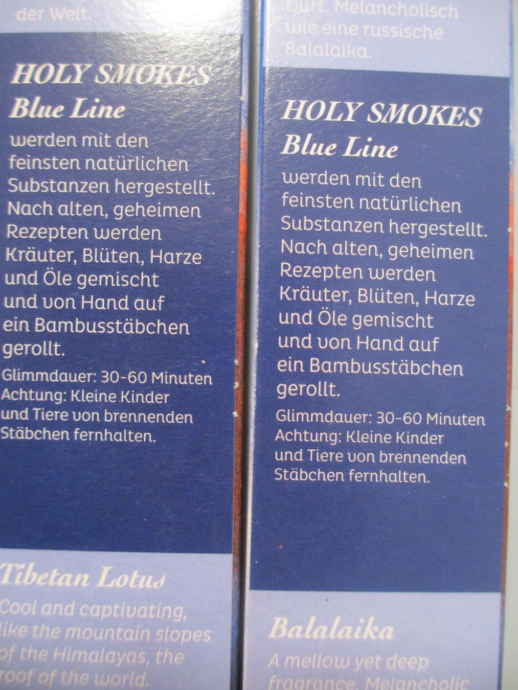 Candele: verschiedene Räucherstäbchen / Holy Smokes – Nuovo e nell'imballaggio originale da Herisau venduto da fan_h9qj 2