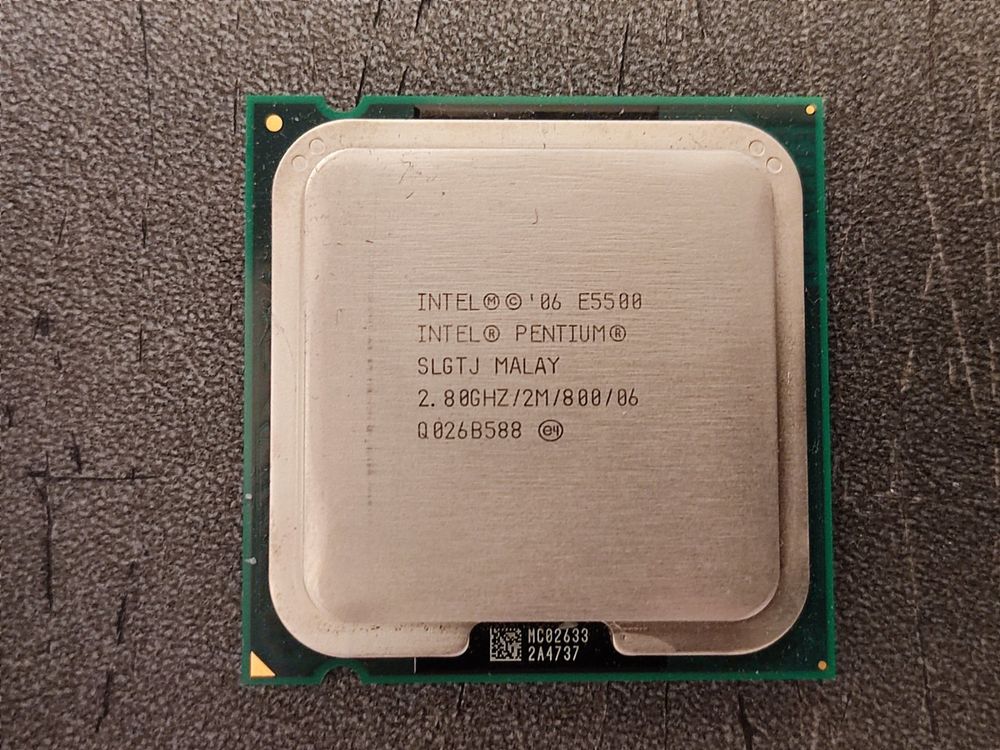 Intel® Pentium® Prozessor E5500 2 MB Cache, 2,80 GHz, 800MzH 1