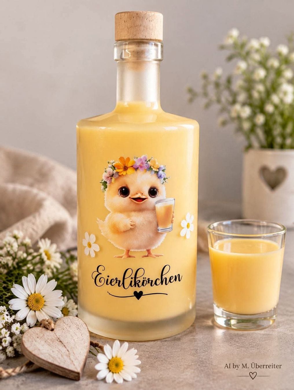 Altro: Eierlikör Flasche – Nuovo (secondo la descrizione) da Wangenried venduto da Handmade68