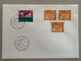 Sonderbrief 3xNr. 369 weiss/Leuchts. und Rollenm.