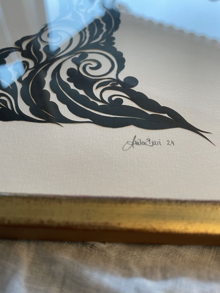 Grafiken & Lithographien: Scherenschnitt von Anita Buri – Neu (gemäss Beschreibung) aus Konolfingen von Bern-75 3