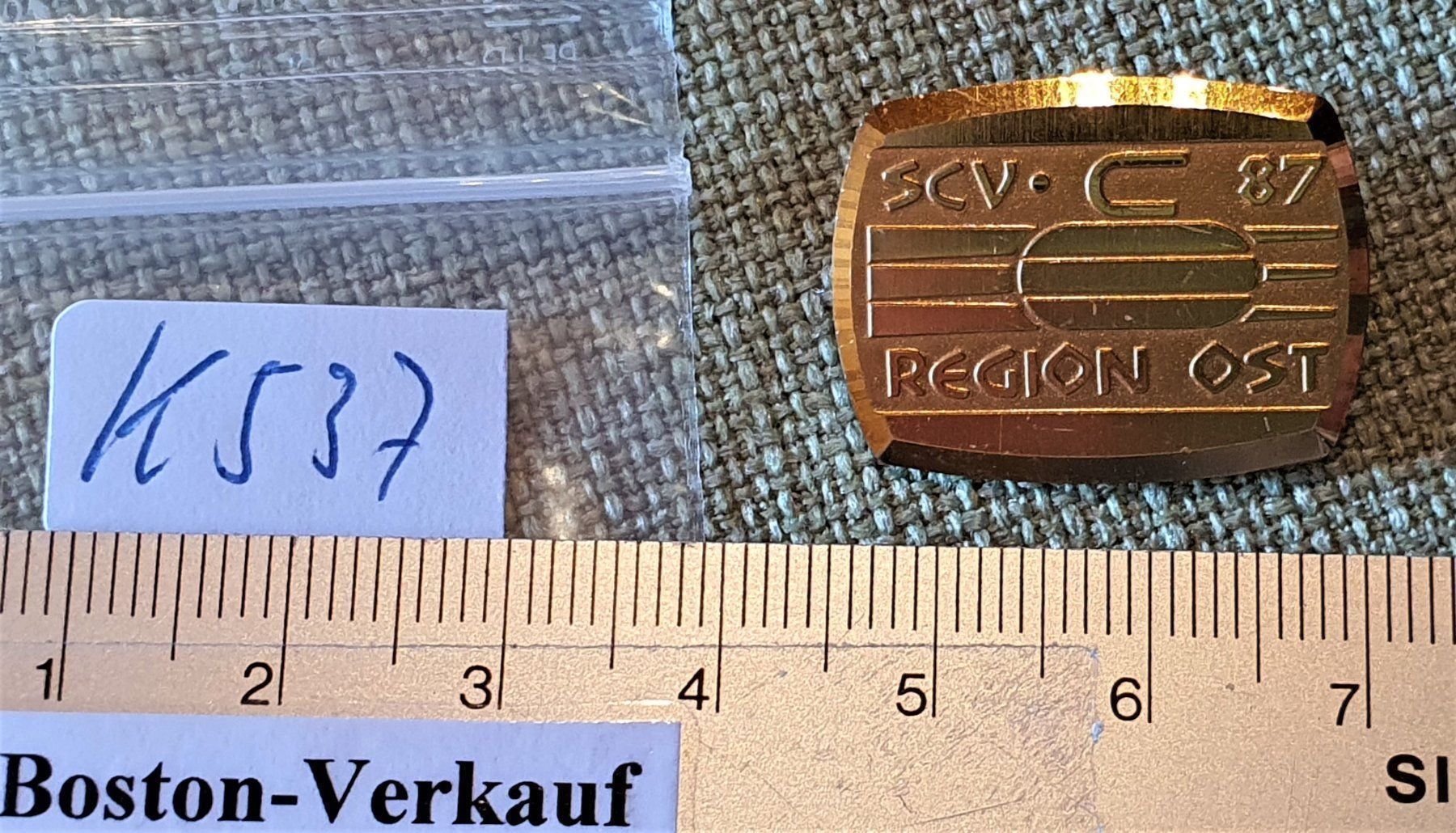 Broches & Aiguilles: K537 - Curling SCV C 1987 Region Ost – D'occasion à Reinach BL par Boston-Verkauf 2