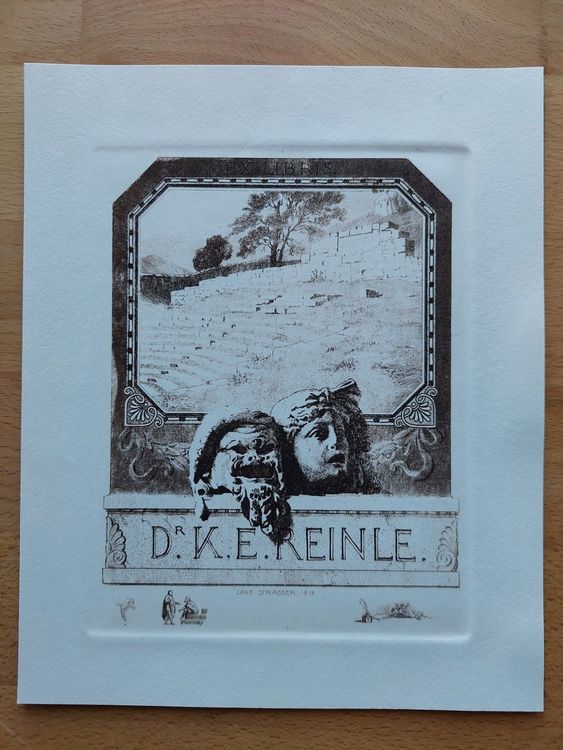 Exlibris Conrad Strasser - Original Radierung (Gebraucht) in Obfelden ...