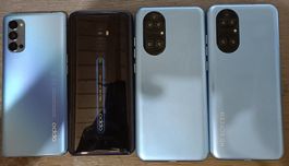 Oppo + HD Smartphones Bundle, 4 Stck. Defekt als Ersatzteil