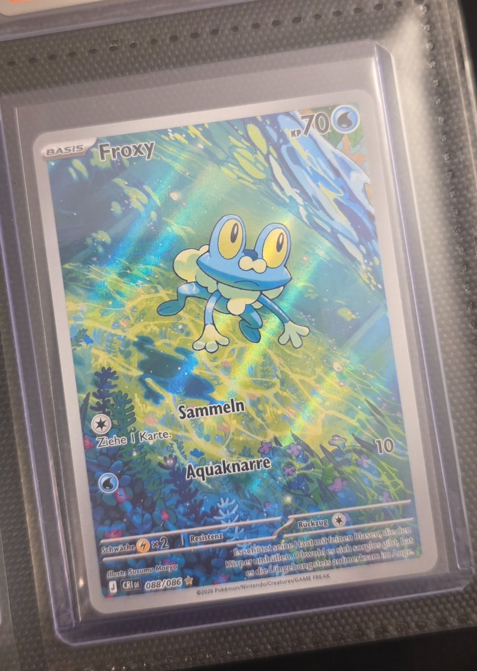 Pokémon Carte collezionabili: Pokemon -  Froxy / CRI 88/086  DE – Nuovo (secondo la descrizione) da Kreuzlingen venduto da Room_Shambles