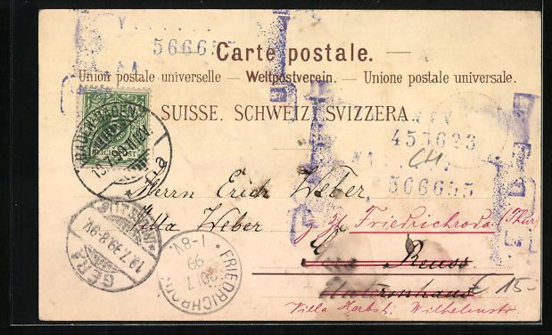 Cartoline postali: Litho Stanserhorn, Hotel mit Bergen – Usato da Berlin venduto da bartko-reher 1
