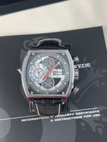 Montre Van Der Bawede automatique chronographe acier 