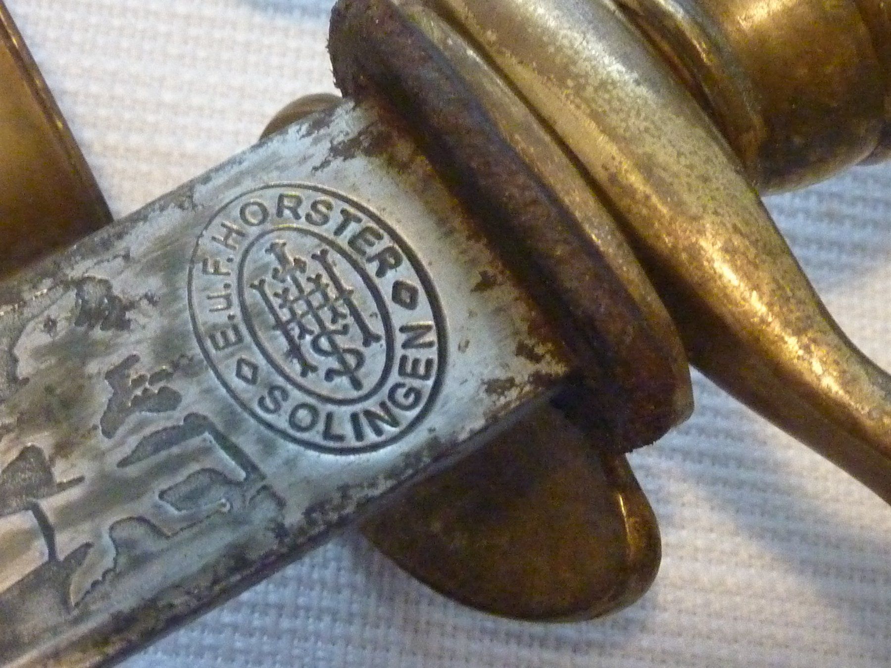 Solingen Accessori: Hirschfänger Messer "Gott Mit Uns" E.F.HÖRSTER SOLINGEN – Usato da Dietikon venduto da damaszen 1