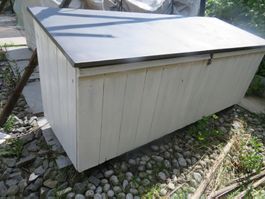 Gerätetruhe 🤩 Gartenbox Kissenbox 189 cm x 67 cm