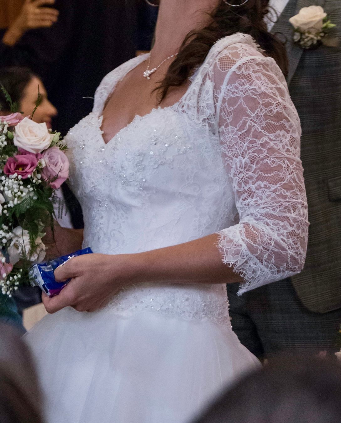 Boleros: Bolero Spitzen Hochzeit Gr 38 – Gebraucht aus Männedorf von JaLa. 1