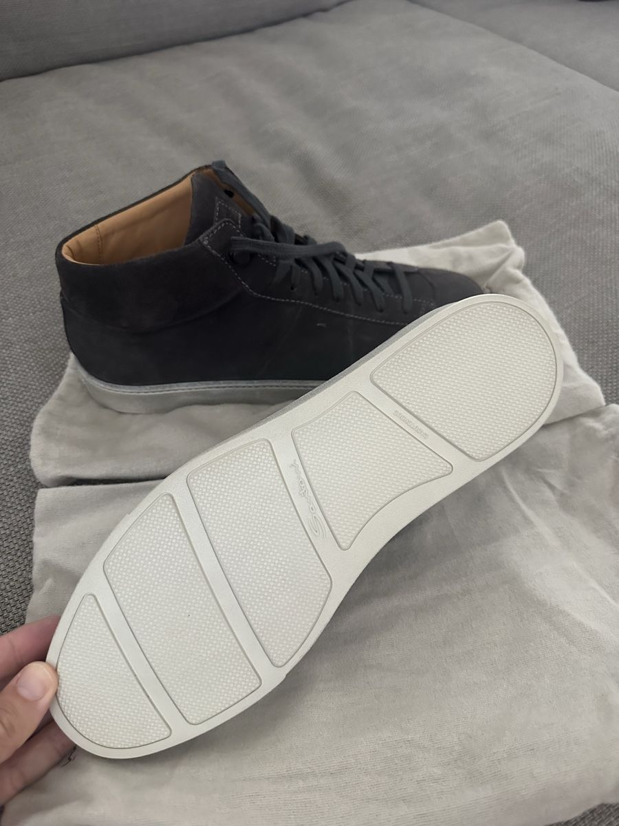 Santoni Scarpe da uomo: Santoni Wildleder Sneaker Hightop Gr. 10 – Nuovo e nell'imballaggio originale da Wollerau venduto da Finkenwurf 2