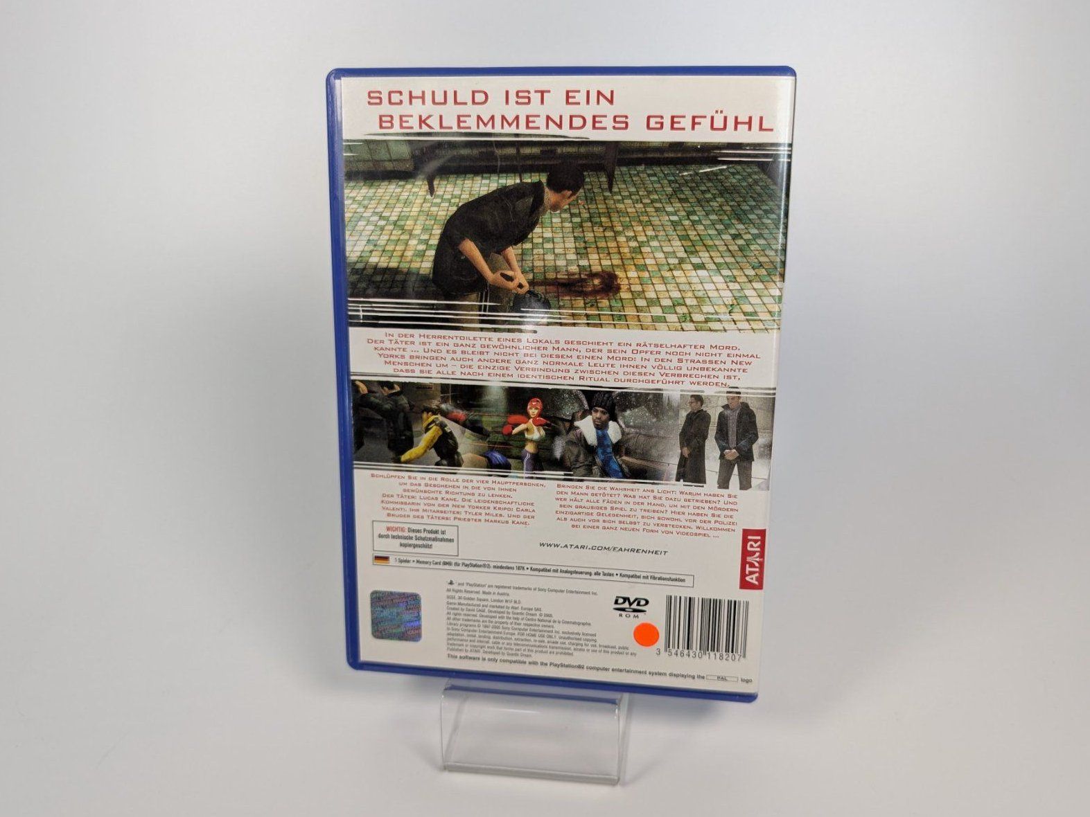 Sony Giochi: Fahrenheit - PS2 - Playstation 2 – Usato da Ostermundigen venduto da TradeLab 1
