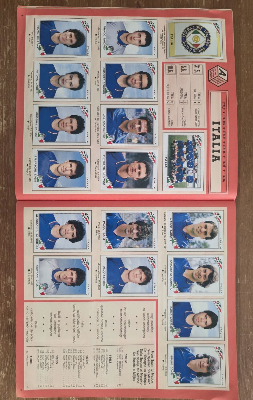 Panini Album: Album Mexique 86 Panini complet – Usato da Courtion venduto da RuiBraga 4