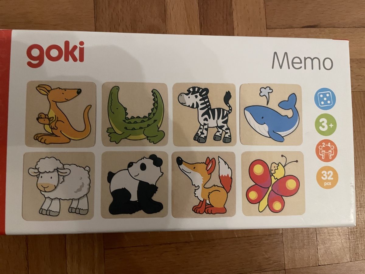 Giochi: Goki - Memory - dicke Plättchen - Tiere – Usato da Rütihof venduto da Highwayjackie