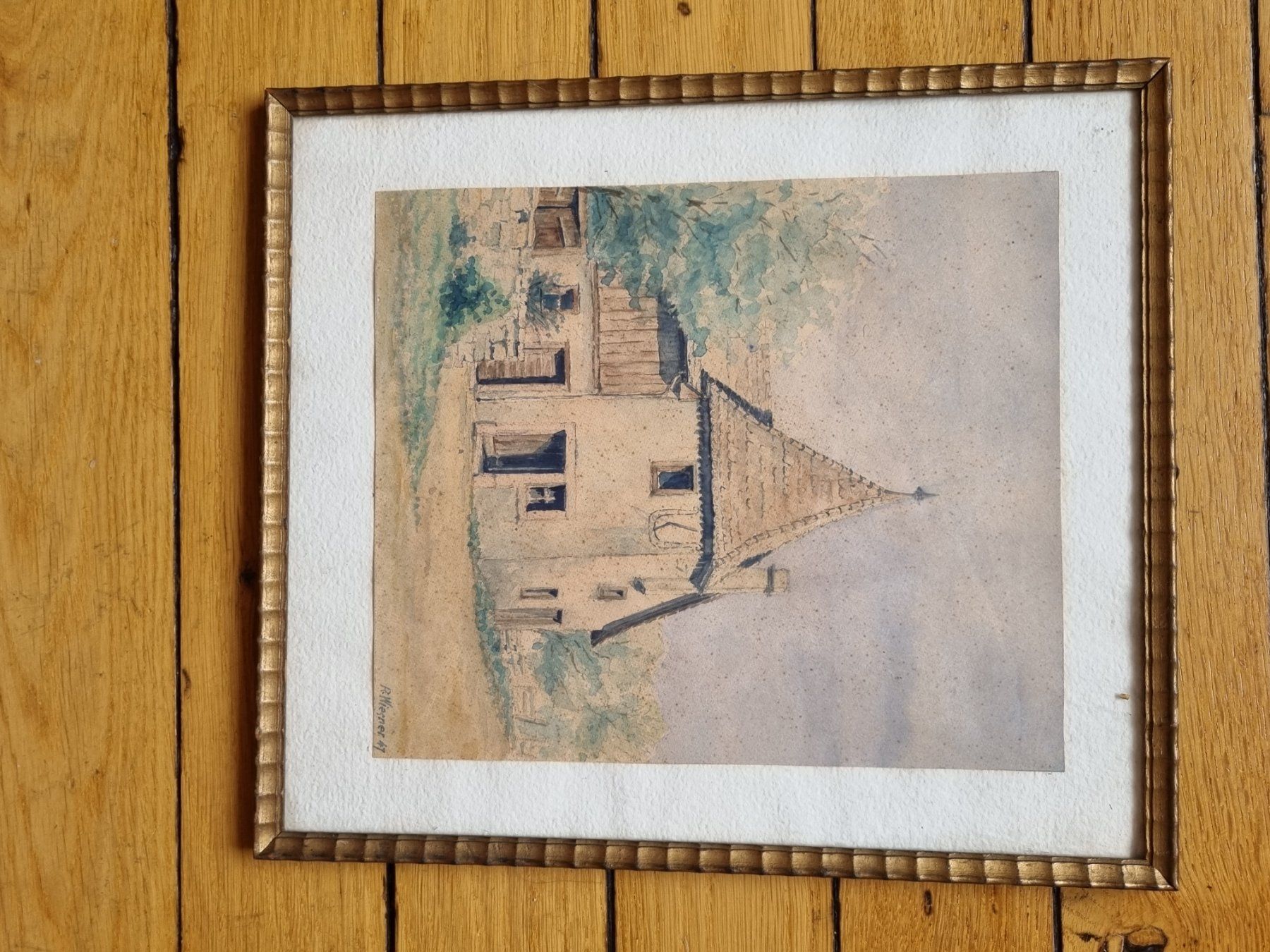Dipinti: Aquarell R Wiesner – Usato da Schaffhausen venduto da Leveron13 3