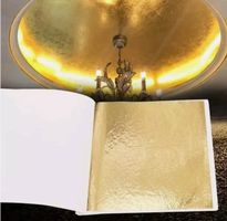 Vergold 100 x Blattgold Schlagmetall zum vergolden Goldfolie
