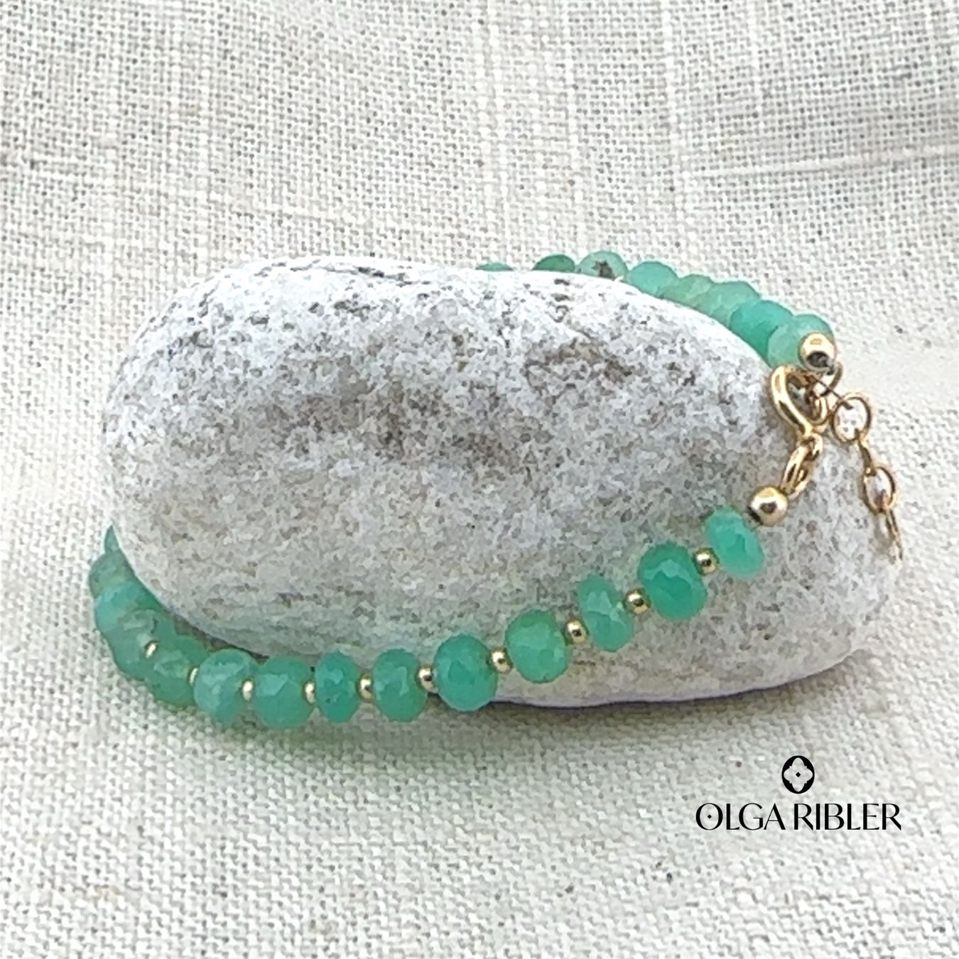 Olga Ribler Armbänder & -reifen: Armband aus Chrysopras – Neu (gemäss Beschreibung) aus Luzern von MonikaS03