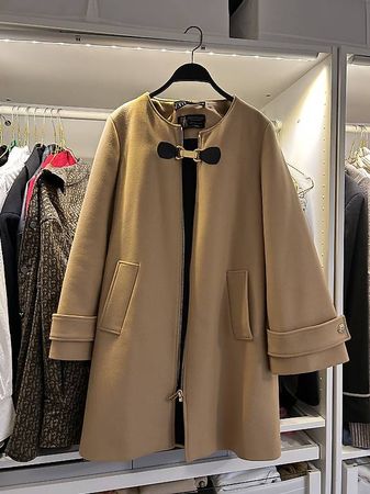 Zara Manteco Mantel beige