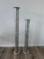Metall Deko-Kerzen- Säulen (Kunsthandwerk) - S P E Z I E LL