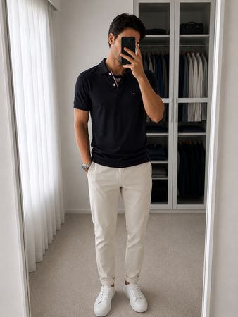 Herren Poloshirt Tommy Jeans Slim Fit Grösse S