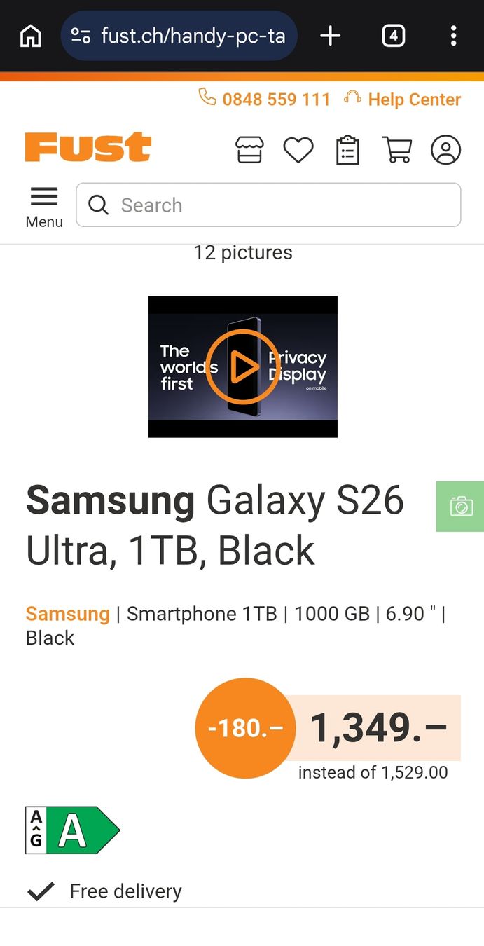 Samsung Telefoni cellulari / Smartphones: Samsung Galaxy S26 Ultra 1TB – Nuovo (secondo la descrizione) da Basel venduto da Nora2020 7