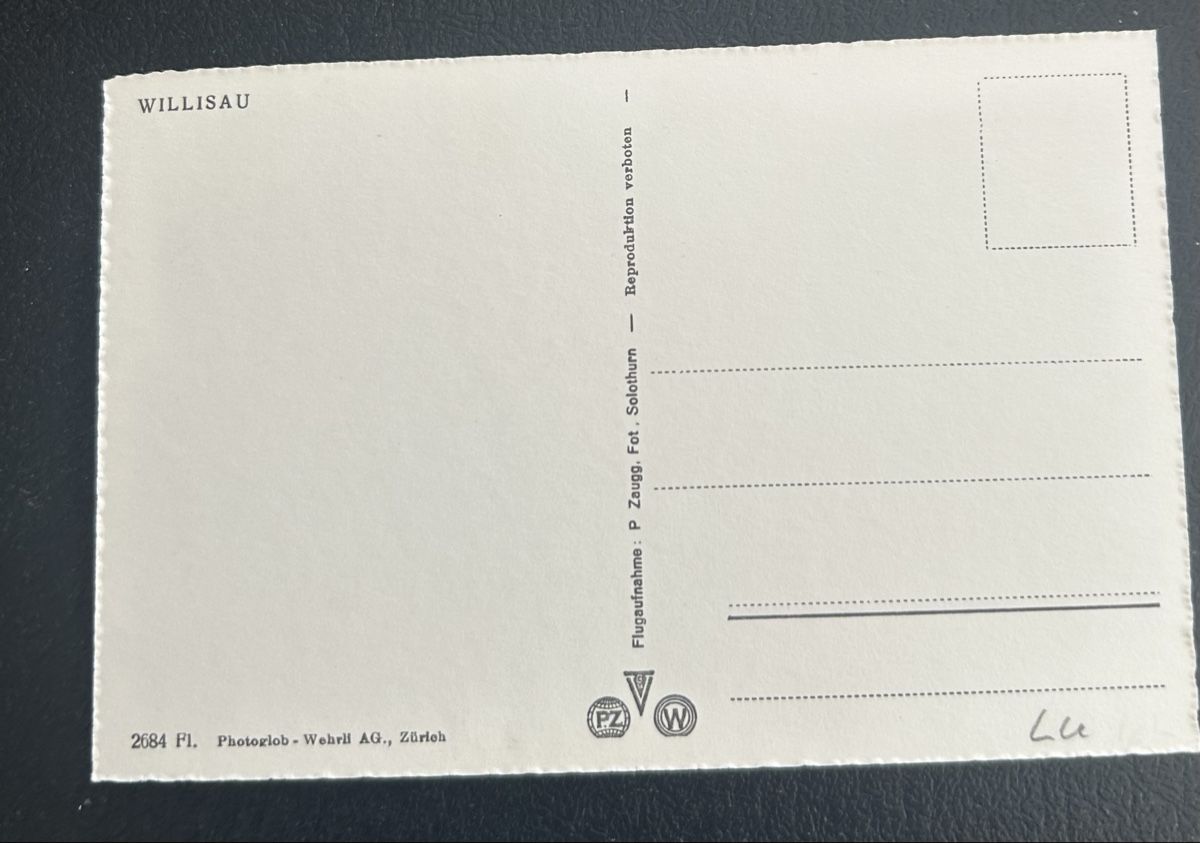 Ansichtskarten: Flugaufnahme Willisau  – Gebraucht aus Horw von Tellbub 1