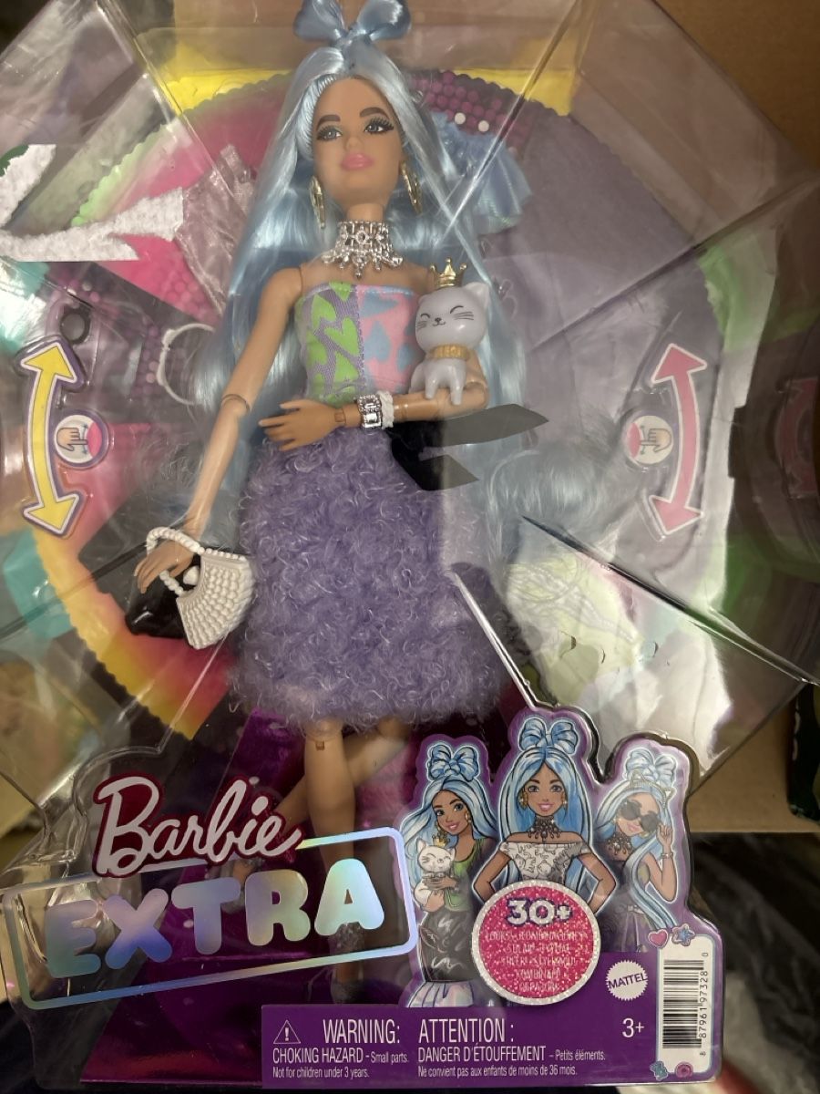 Bambole: Barbie Extra Doll mit Katze neuwertig – Nuovo e nell'imballaggio originale da Zürich venduto da Sundaygirl