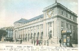Genève - Hôtel de la poste + 1908