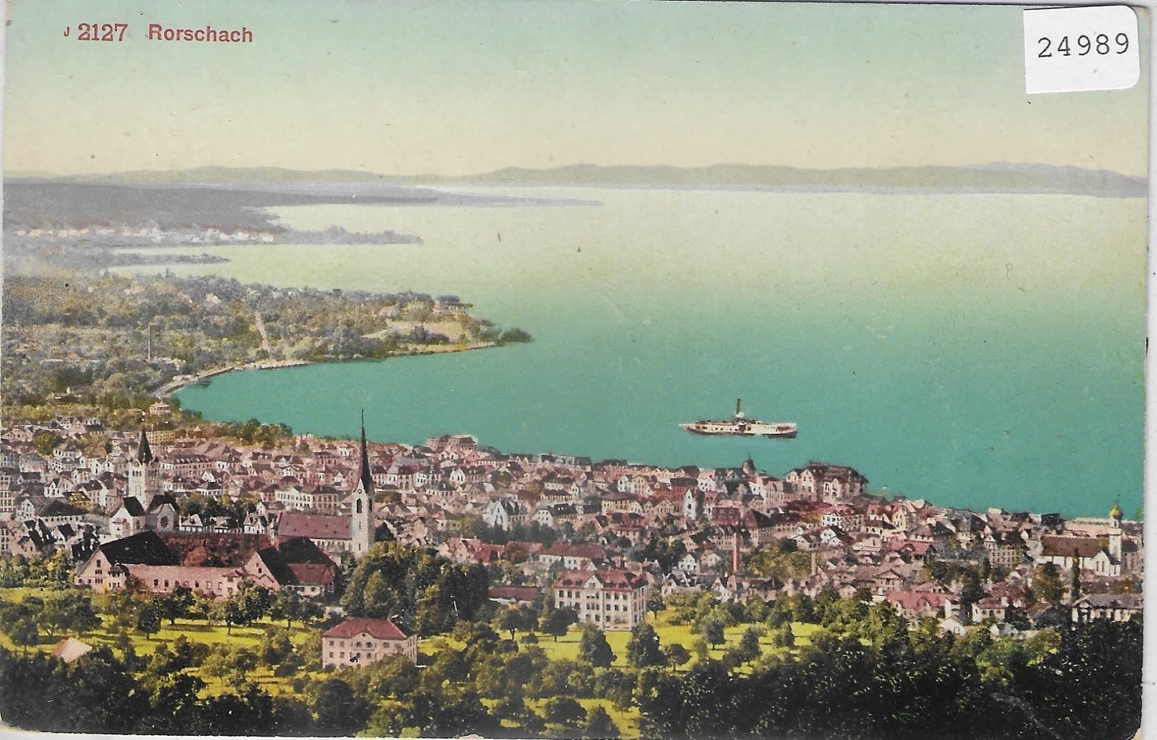 Cartoline postali: Rorschach - Generalansicht - Litho – Antico da Ettingen venduto da Kartenplanet