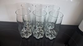 Gläser Set 6 Stk. Glas transparent gebraucht