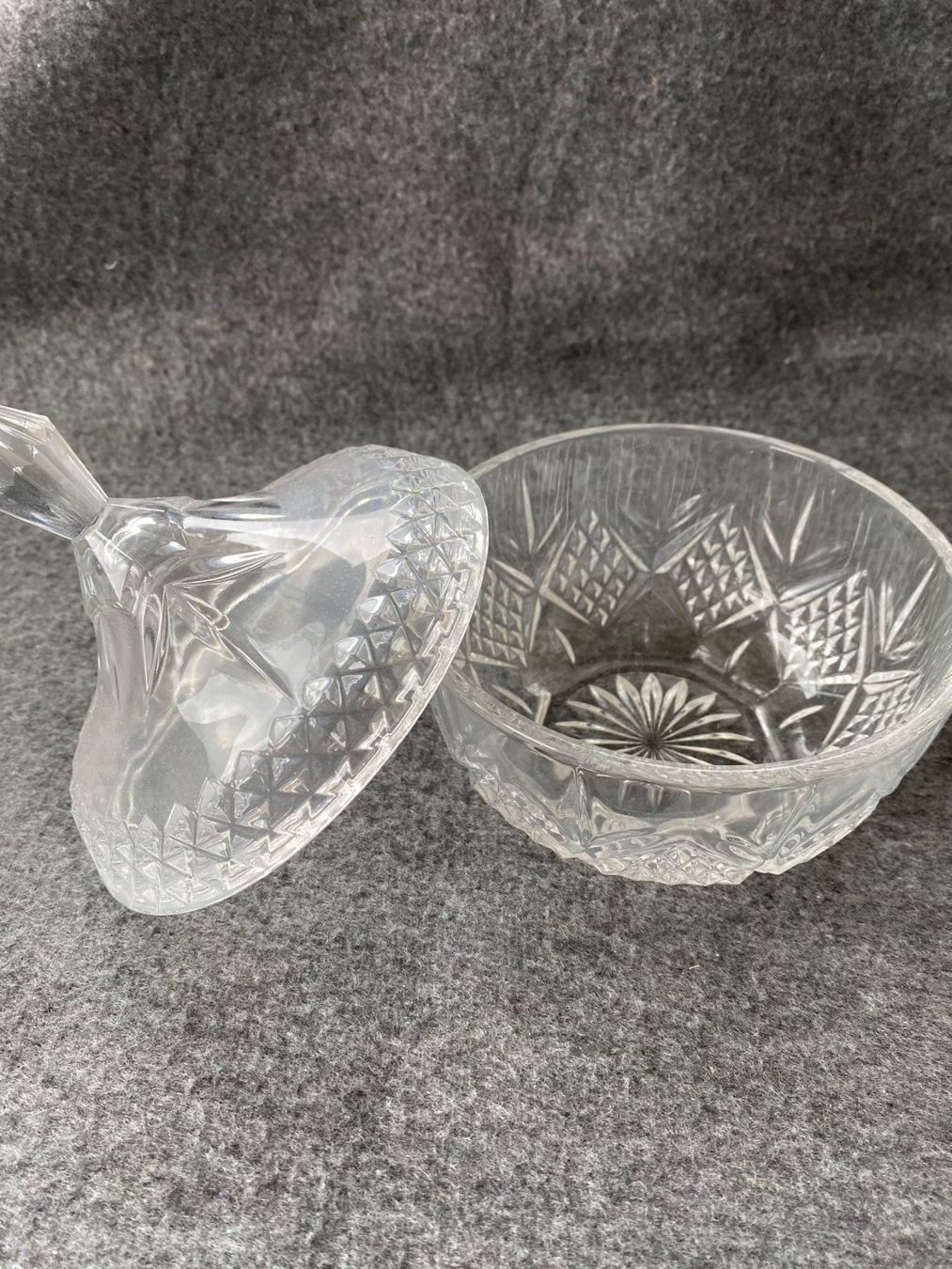 Ciotole: Crystal Candy Dish and Lid – Nuovo e nell'imballaggio originale da Wohlen b. Bern venduto da cookiemonster 4