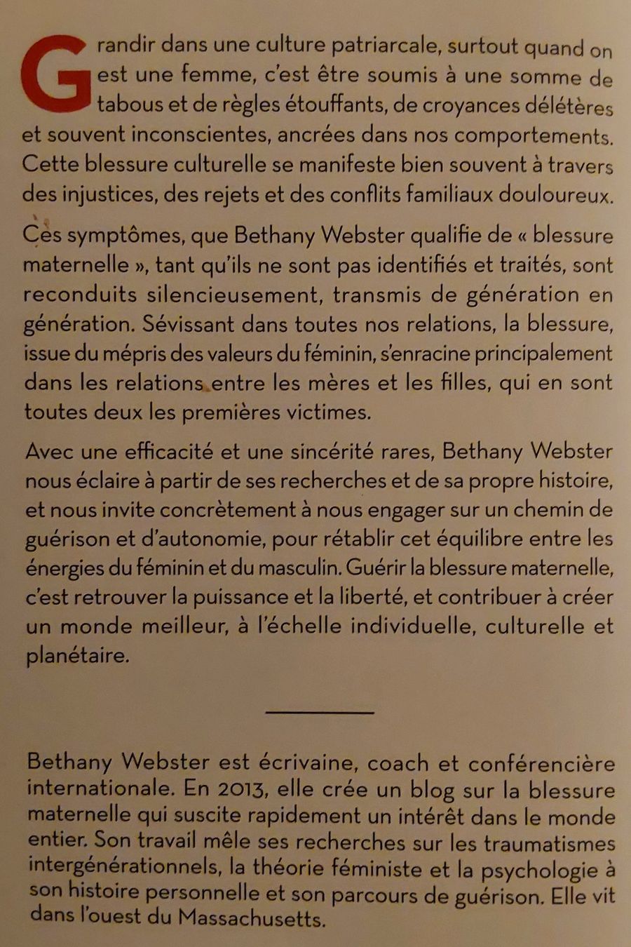 Bücher: ÊTRE UNE MÈRE POUR SOI-MÊME, Bethany Webster – Gebraucht aus Herzogenbuchsee von Mone1964 1