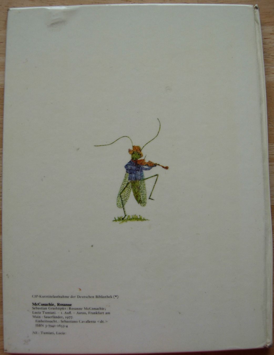 Libri: Sebastian Grashüpfer - Bilderbuch – Usato da Dübendorf venduto da rumpumpel 1