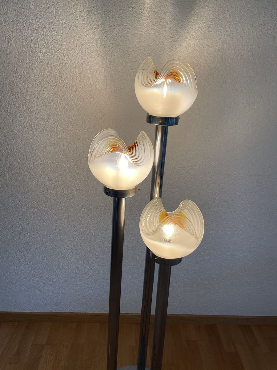 Murano Lampade: Stehlampe Muranoglas Vintage – Usato da Bern venduto da Delamer 2