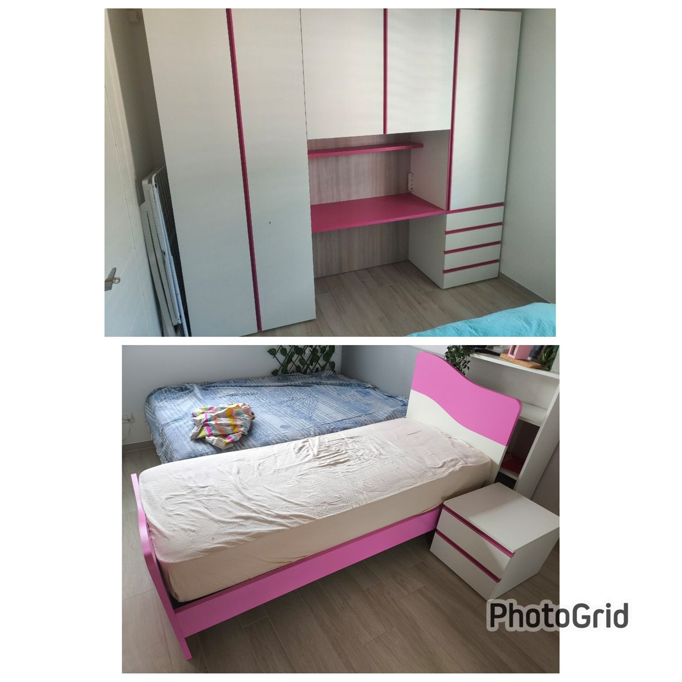 Armadi: Cameretta completa Armadio letto con materasso e comodino – Usato da Arzo venduto da SwissMsport