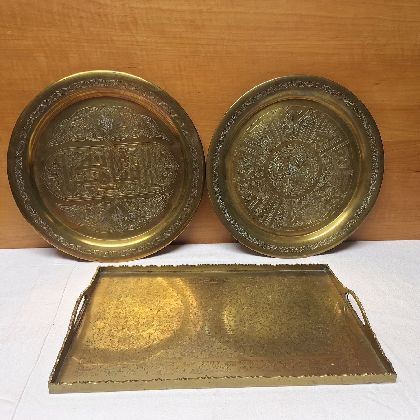 Piatti di portata: Versand möglich! Orientalische Serviertablets – Usato da Winterthur venduto da Goldpipau